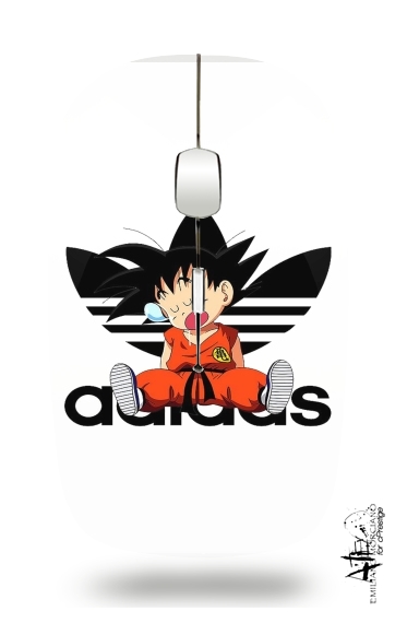  Kid Goku Adidas Joke para Ratón óptico inalámbrico con receptor USB