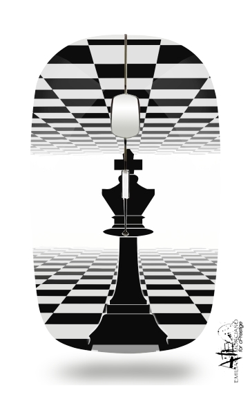  King Chess para Ratón óptico inalámbrico con receptor USB