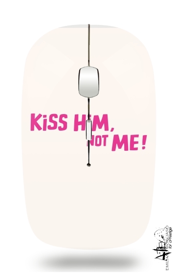  Kiss him Not me para Ratón óptico inalámbrico con receptor USB