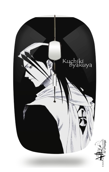  Kuchiki Byakuya Fanart para Ratón óptico inalámbrico con receptor USB