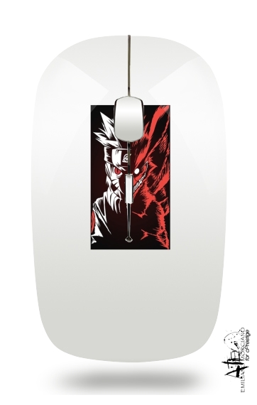  Kyubi x Naruto Angry para Ratón óptico inalámbrico con receptor USB