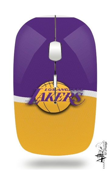  Lakers Los Angeles para Ratón óptico inalámbrico con receptor USB