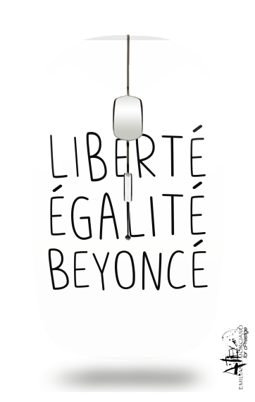  Liberte egalite Beyonce para Ratón óptico inalámbrico con receptor USB