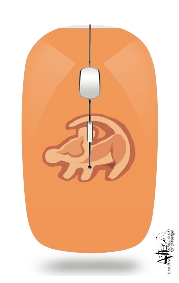  Lion King Symbol by Rafiki para Ratón óptico inalámbrico con receptor USB
