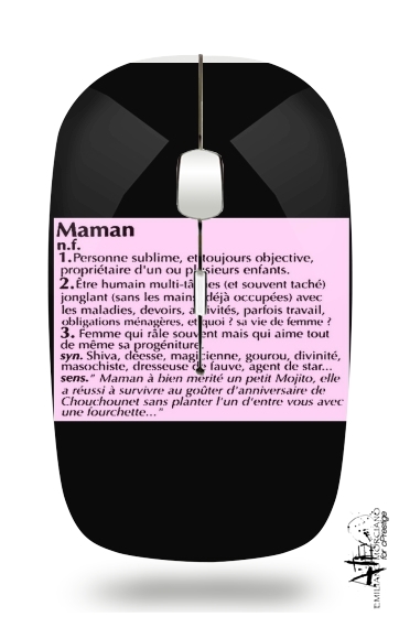  Maman definition dictionnaire para Ratón óptico inalámbrico con receptor USB