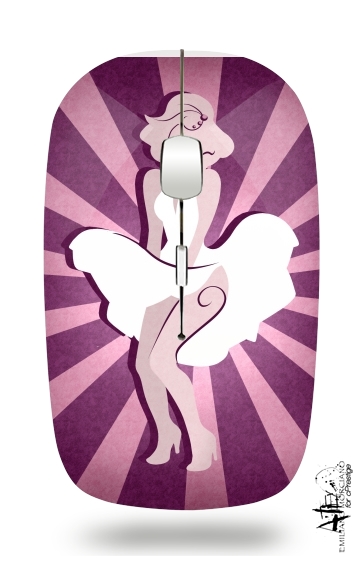  Marilyn pop para Ratón óptico inalámbrico con receptor USB