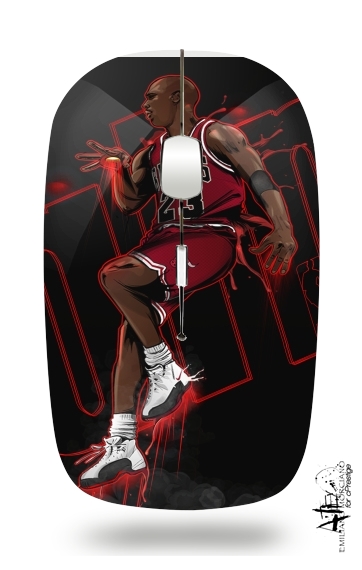  Michael Jordan para Ratón óptico inalámbrico con receptor USB