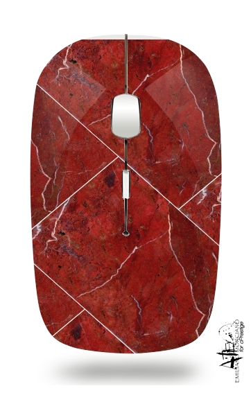  Minimal Marble Red para Ratón óptico inalámbrico con receptor USB