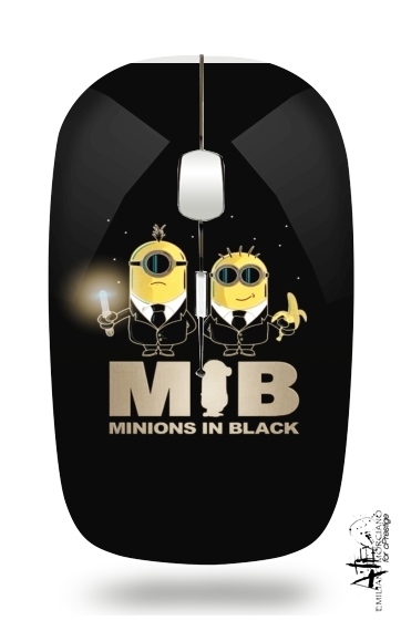  Minion in black mashup Men in black para Ratón óptico inalámbrico con receptor USB