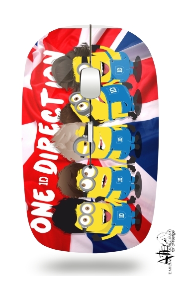  Minions mashup One Direction 1D para Ratón óptico inalámbrico con receptor USB