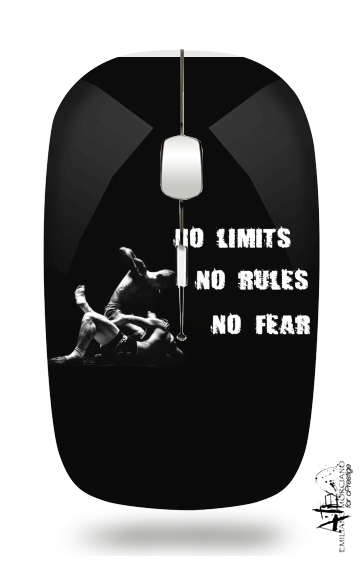  MMA No Limits No Rules No Fear para Ratón óptico inalámbrico con receptor USB