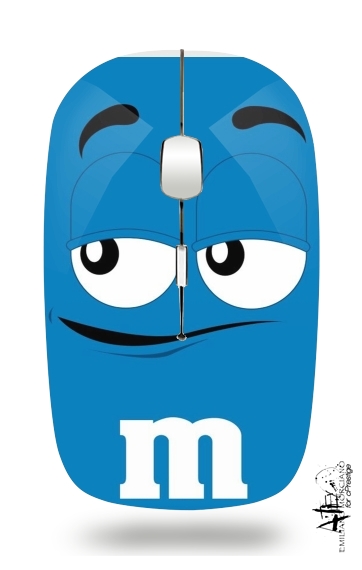  M&M's Blue para Ratón óptico inalámbrico con receptor USB