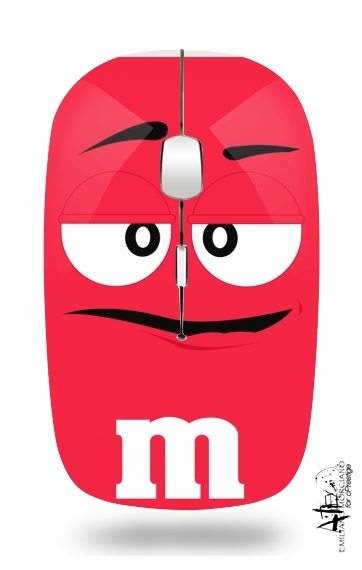  M&M's Red para Ratón óptico inalámbrico con receptor USB