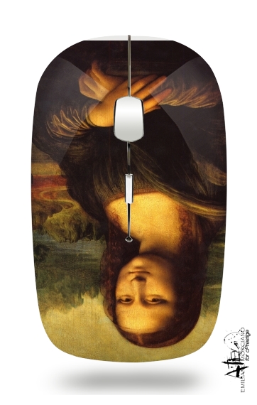  Mona Lisa para Ratón óptico inalámbrico con receptor USB