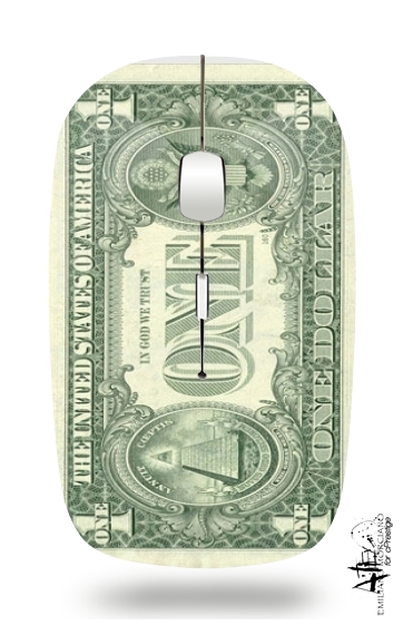 Money One Dollar para Ratón óptico inalámbrico con receptor USB