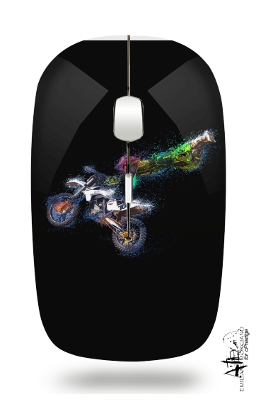  Motorcross Bike Sport para Ratón óptico inalámbrico con receptor USB