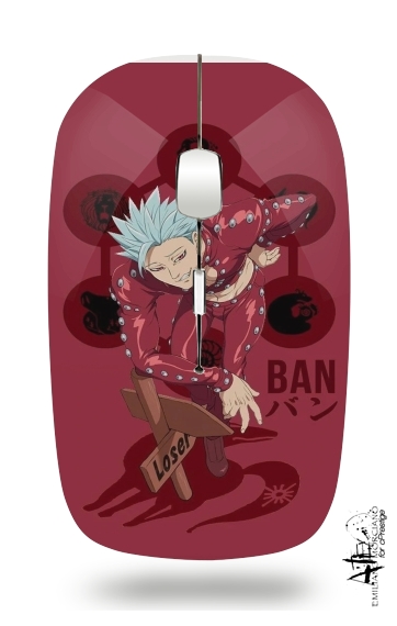  Nanatsu No Tazai Ban Loser para Ratón óptico inalámbrico con receptor USB