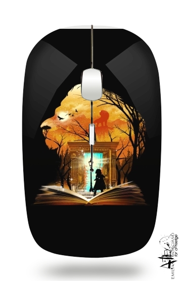  Narnia BookArt para Ratón óptico inalámbrico con receptor USB