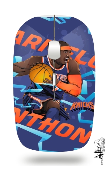  NBA Stars: Carmelo Anthony para Ratón óptico inalámbrico con receptor USB
