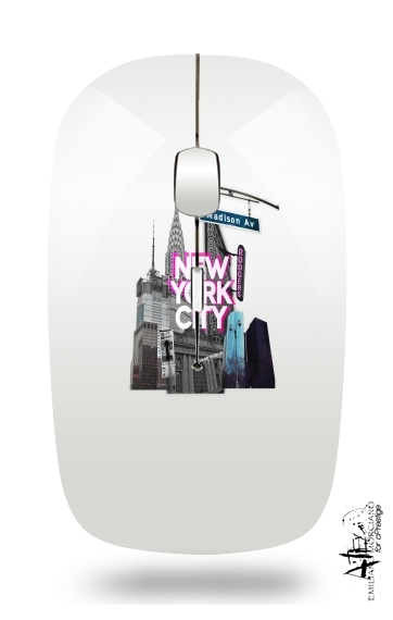  New York City II [pink] para Ratón óptico inalámbrico con receptor USB