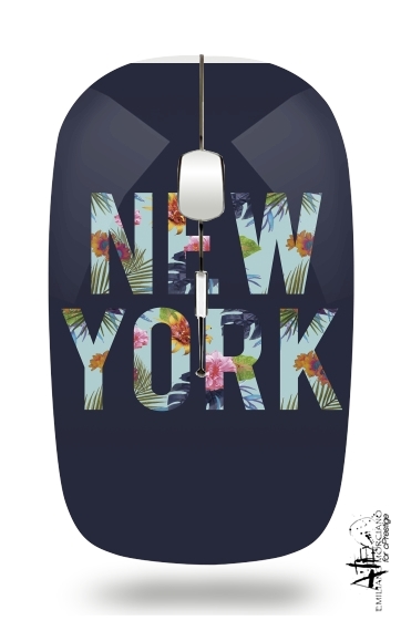  New York Floral para Ratón óptico inalámbrico con receptor USB