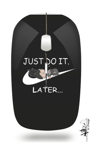  Nike Parody Just do it Later X Shikamaru para Ratón óptico inalámbrico con receptor USB