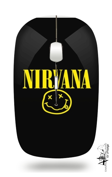  Nirvana Smiley para Ratón óptico inalámbrico con receptor USB