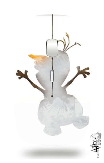  Olaf le Bonhomme de neige inspiration para Ratón óptico inalámbrico con receptor USB