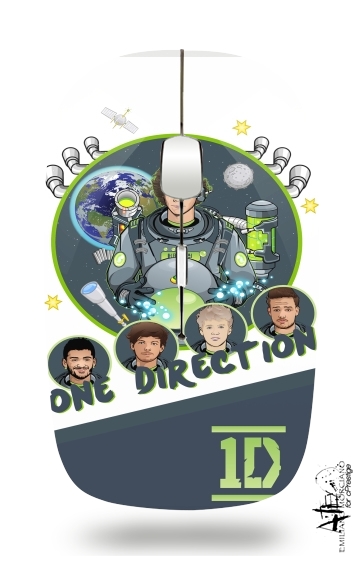  Outer Space Collection: One Direction 1D - Harry Styles para Ratón óptico inalámbrico con receptor USB