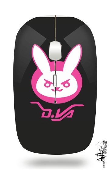  Overwatch D.Va Bunny Tribute para Ratón óptico inalámbrico con receptor USB