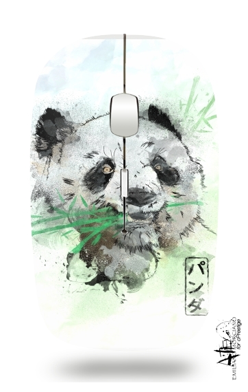  Panda Watercolor para Ratón óptico inalámbrico con receptor USB