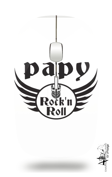  Papy Rock N Roll para Ratón óptico inalámbrico con receptor USB