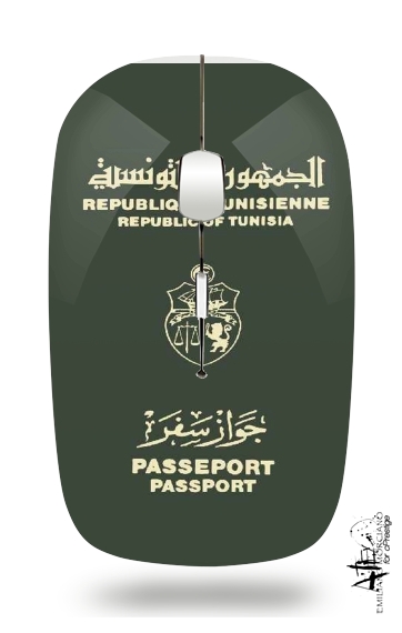  Passeport tunisien para Ratón óptico inalámbrico con receptor USB