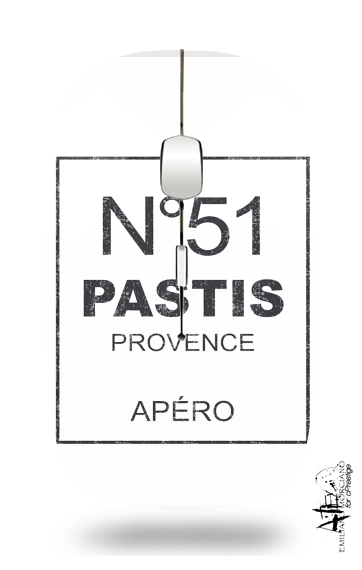  Pastis 51 Parfum Apero para Ratón óptico inalámbrico con receptor USB