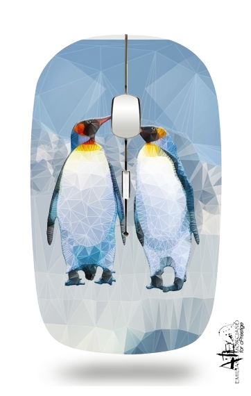  penguin love para Ratón óptico inalámbrico con receptor USB