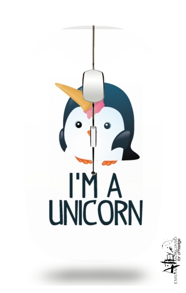  Pingouin wants to be unicorn para Ratón óptico inalámbrico con receptor USB