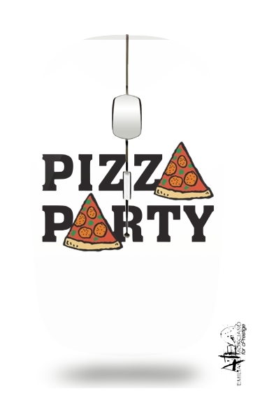  Pizza Party para Ratón óptico inalámbrico con receptor USB