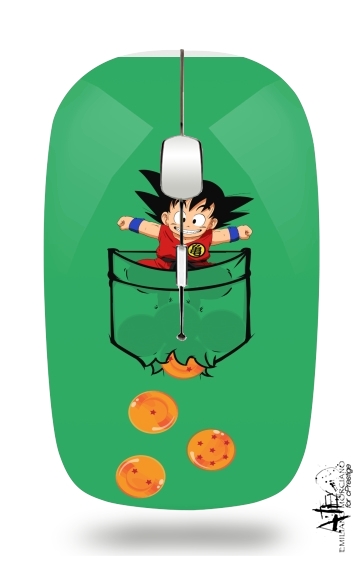  Pocket Collection: Goku Dragon Balls para Ratón óptico inalámbrico con receptor USB