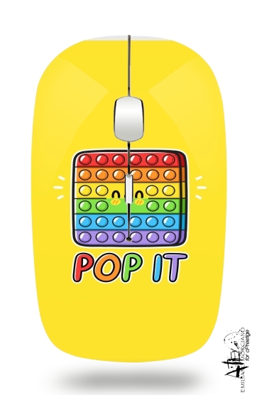  Pop It Funny cute para Ratón óptico inalámbrico con receptor USB