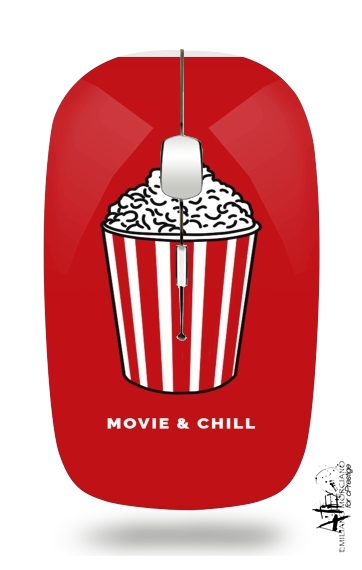  Popcorn movie and chill para Ratón óptico inalámbrico con receptor USB