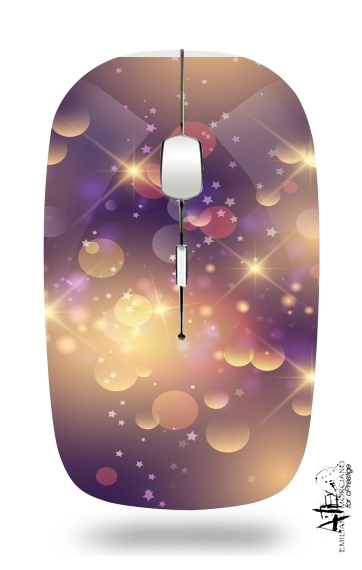  Purple Sparkles para Ratón óptico inalámbrico con receptor USB