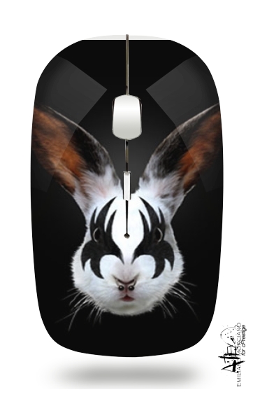 Kiss of a rabbit punk para Ratón óptico inalámbrico con receptor USB