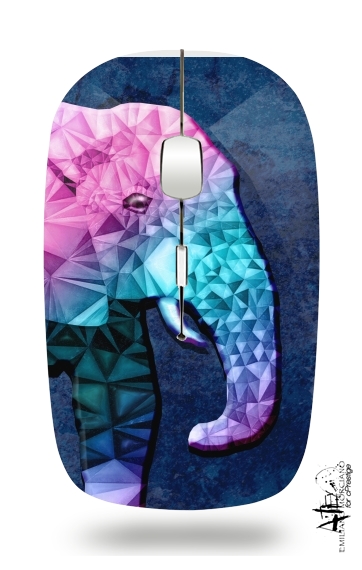  rainbow elephant para Ratón óptico inalámbrico con receptor USB