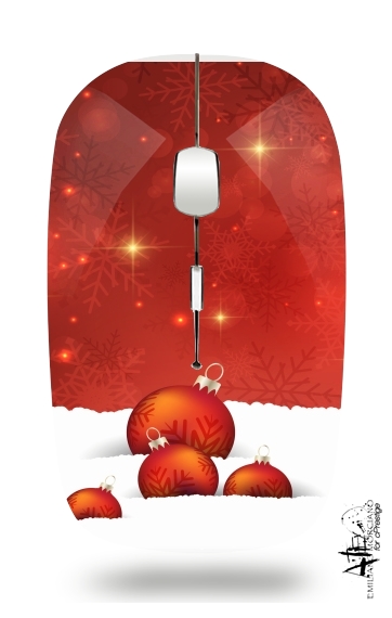  Red Christmas para Ratón óptico inalámbrico con receptor USB