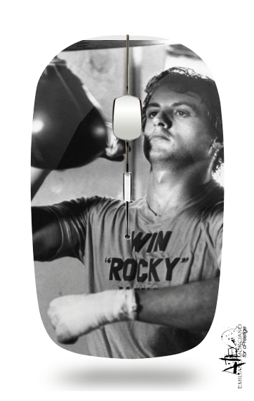  Rocky Balboa entrenamiento de pelota de punzonado para Ratón óptico inalámbrico con receptor USB