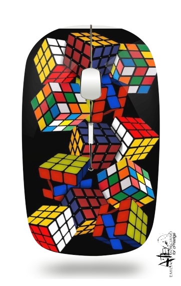  Rubiks Cube para Ratón óptico inalámbrico con receptor USB
