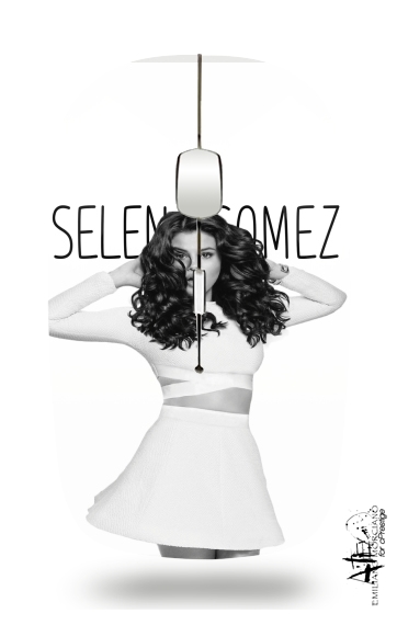  Selena Gomez Sexy para Ratón óptico inalámbrico con receptor USB