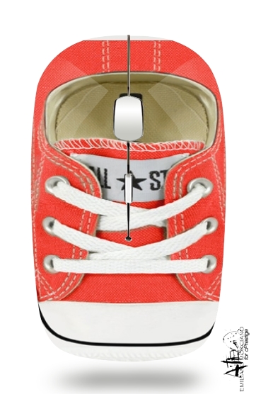  All Star Basket shoes red para Ratón óptico inalámbrico con receptor USB