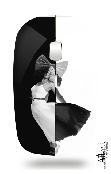  Sia Black And White para Ratón óptico inalámbrico con receptor USB
