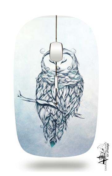  Snow Owl para Ratón óptico inalámbrico con receptor USB